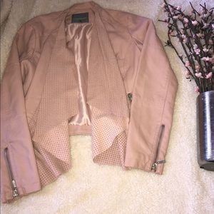 Pleather blazer jacket